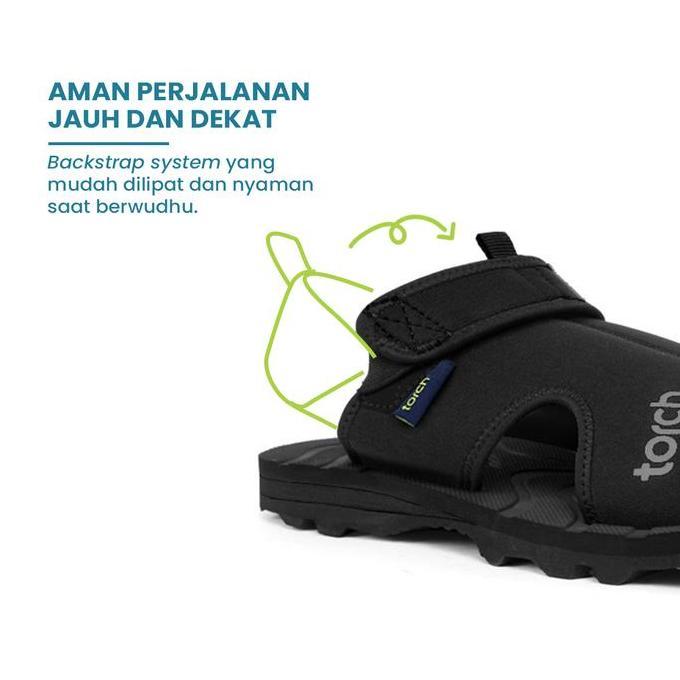 Kakikaki- Sandal Travelling Nyaman Ramadan Umroh Haji Pria Wanita Stylish - Torch Arrafa
