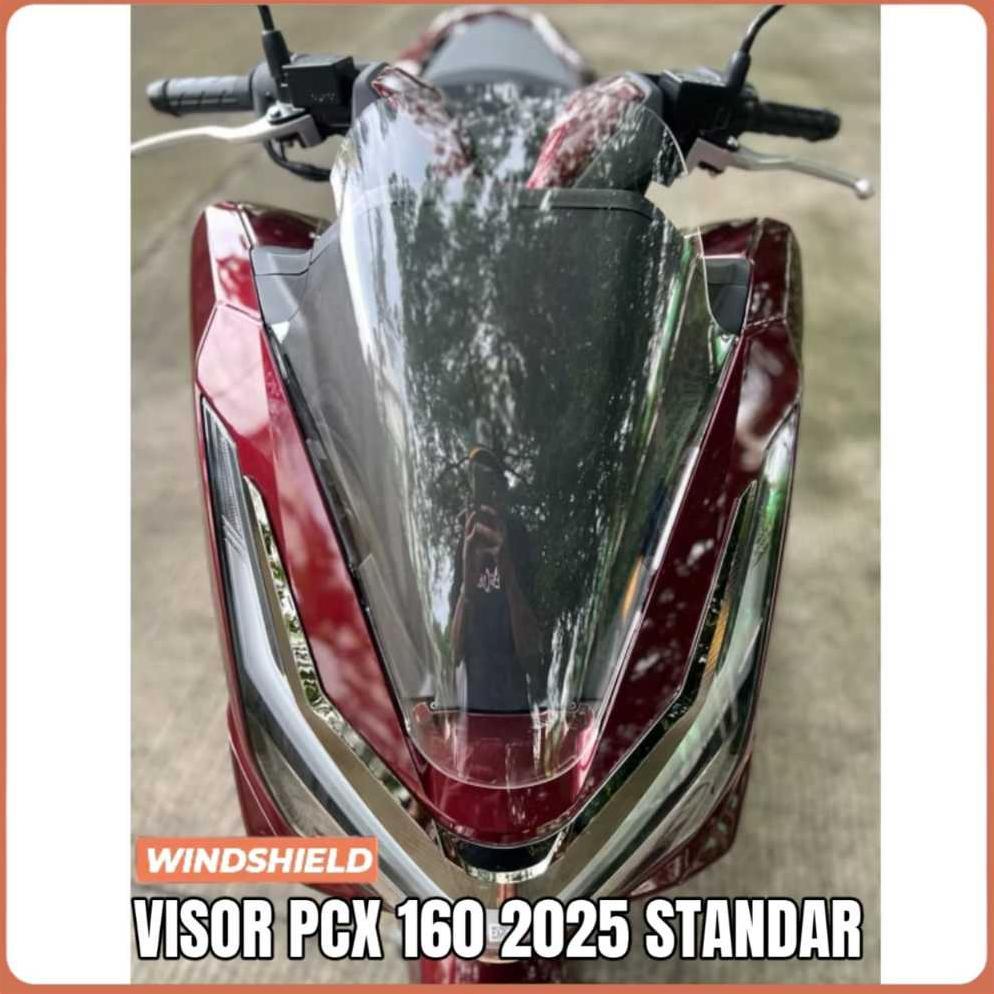 Windshield PCX 160 New 2025 | Visor PCX 160 | Windshield Honda PCX 160 2025 Model Standar Bening