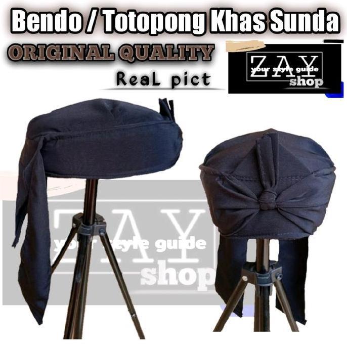 Cute- Totopong Bendo Khas Sunda Jawa Barat Original Quality Polos Elegan