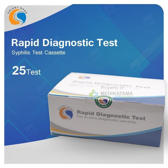Orient Gene Syphilis Rapid Test Cassette Device Alat Tes Sipilis 25T