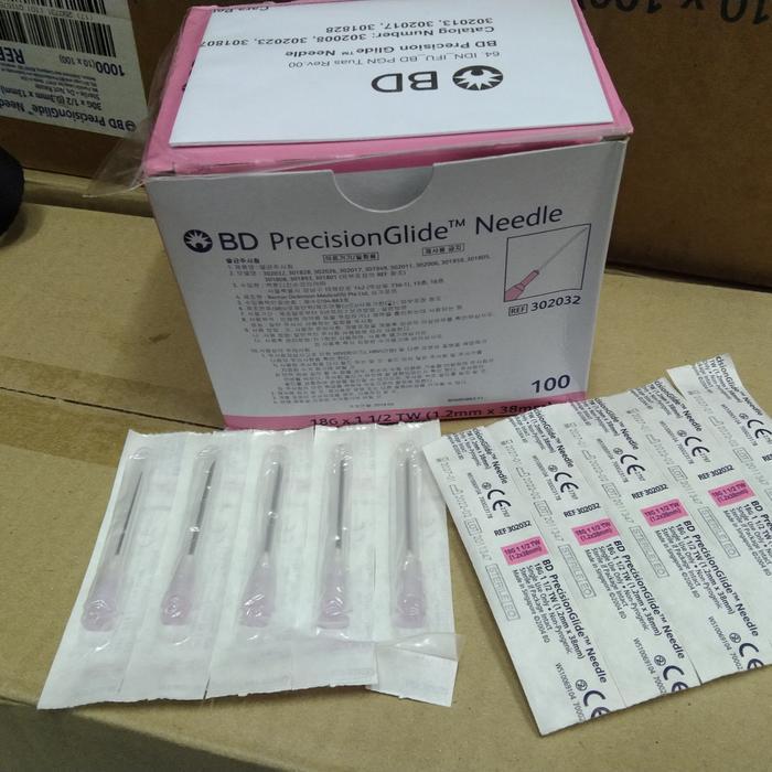 needle 18 BD/ BD 18g jarum suntik