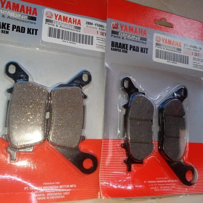 kampas rem set depan belakang Nmax asli ori ygp