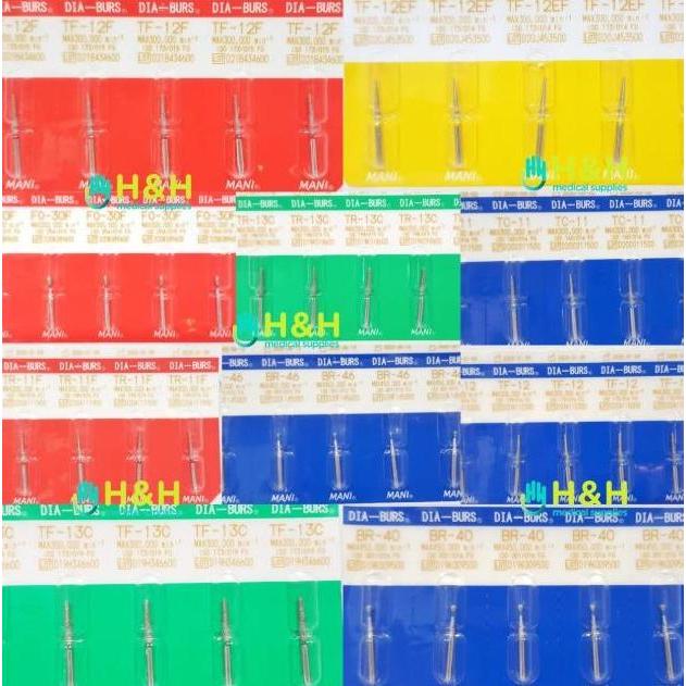 Whtting- Dental Bur Mani / Mani Bur Gigi / Bur Mani Original Jepang / Mani Bur
