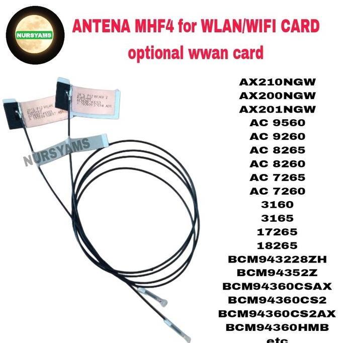 Lansungkirim- Antena Wifi Wlan Card M.2 Ngff Wireless Card