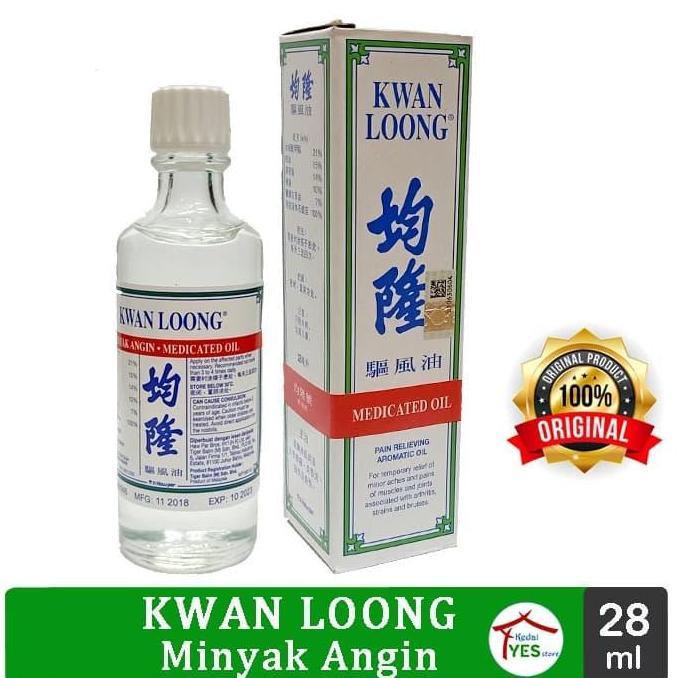 Cod,Bisa- Minyak Angin Kwan Loong 28 Ml / Kwanloong Original Tangan
