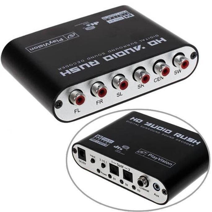DTS / Dolby AC3 Decoder to Active Speaker 5.1 Converter