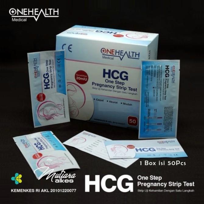 Cod,Bisa- 1 Box Isi 50 Pcs - Tes Pack Kehamilan Onehealth / Test Pack / Tespek / Hcg Urine Pregnancy