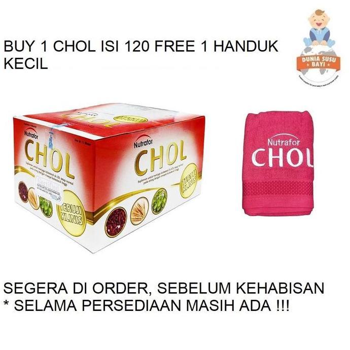 Lgsgkemas- Nutrafor Chol Obat Penurun Kadar Kolesterol 120 Kapsul