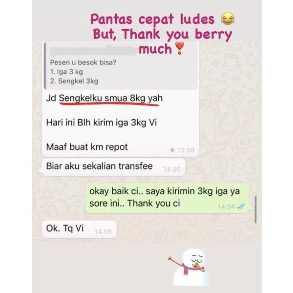 Rouge- Sengkel Sapi Kembang - Daging Kualitas Premium