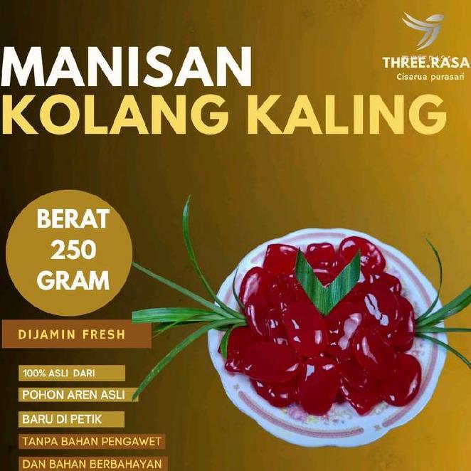 Manisan Kolang Kaling Rasa Strowberry Berat 250Gram