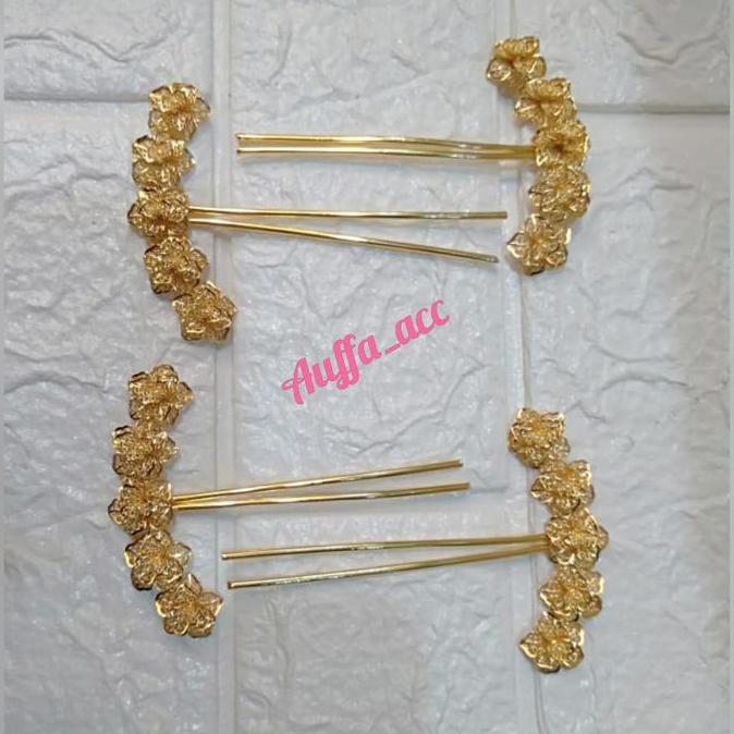 tusuk konde bunga kendari sepasang/hiasan sanggul modern [terbaik]