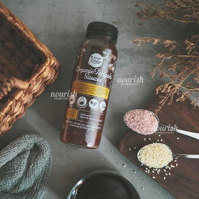 Foodgret- Organic Teriyaki Sauces Halal - Saus Teriyaki Organik Halal 250 Ml