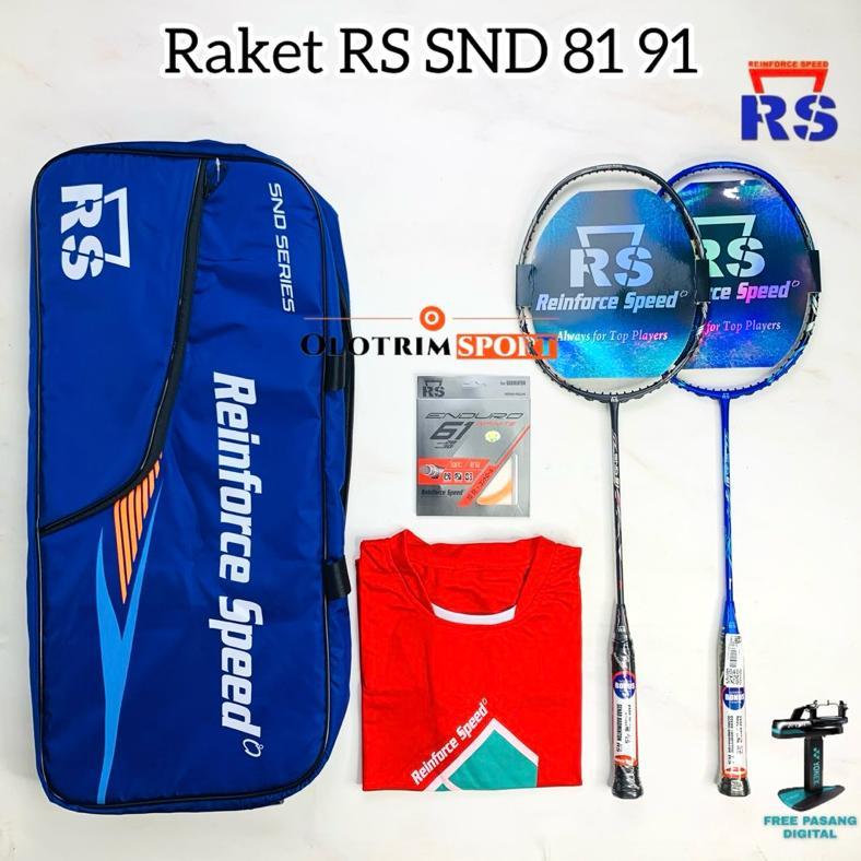 Raket Badminton RS SND 80 81 91 SMASH PROF Original