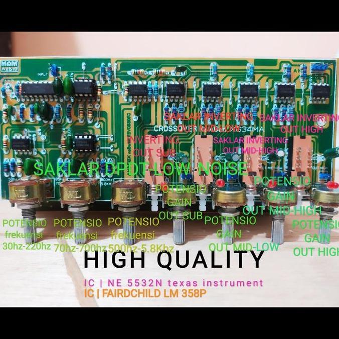 kit crossover aktif 4 way LEBIH UNGGUL DARI PRODUK KW (Sub menggelegar