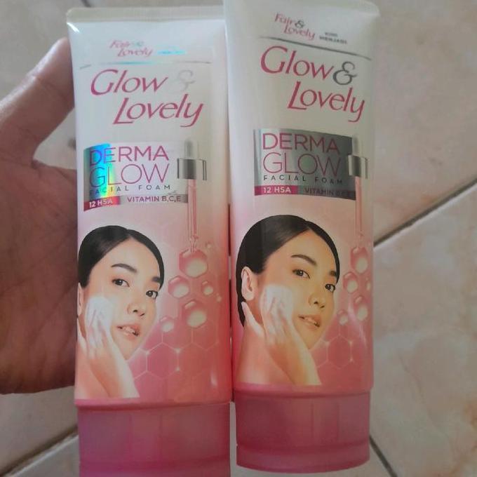 Cantikjamin Fair & Lovely Bright C Glow Facial Foam 100G - Paket Isi 2, Membersihkan Vitamin Wajah, 