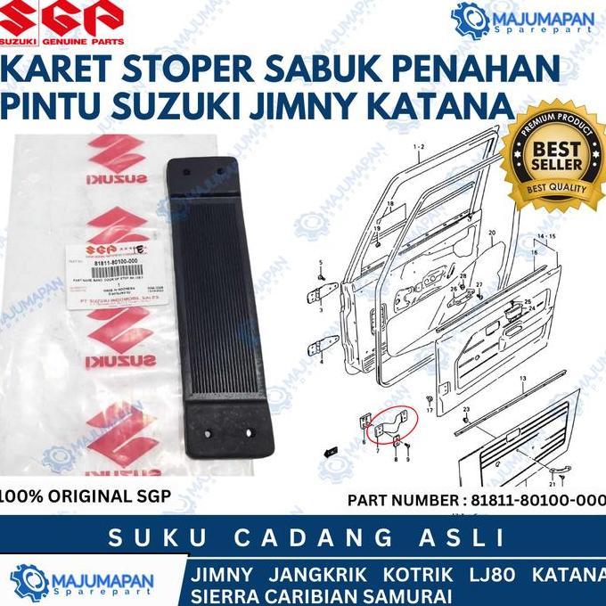 Yesss- Karet Stoper Pintu Katana Jimny Karet Penahan Katana Jimny Ori Sgp