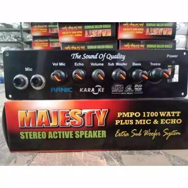 Kit Aktif Speaker Echo Subwoofer Majesty 2sa1216 2sc2922