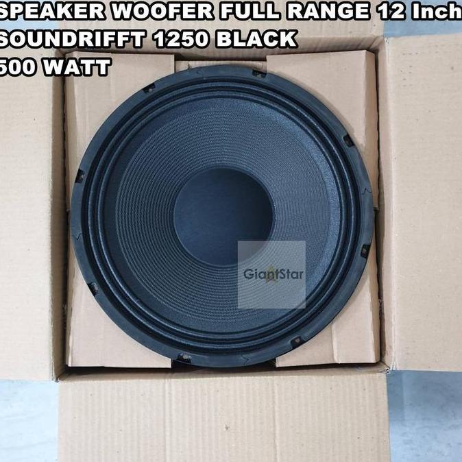 SPEAKER WOOFER KOMPONEN SOUNDRIFFT SD 1250 12in 12 inch 500 WATT 12inch FULL RANGE