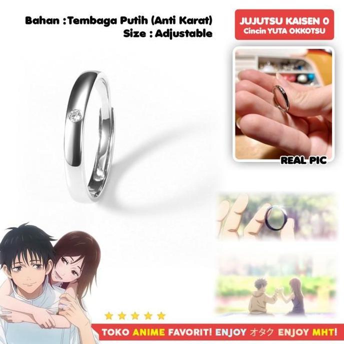 Goldsand- Cincin Yuta Okkotsu Rika Orimoto Anime Jujutsu Kaisen Cosplay