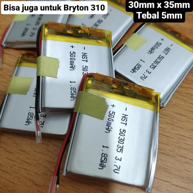 Baterai Xoss G+ Bryton 310 503035 3.7v 500mah