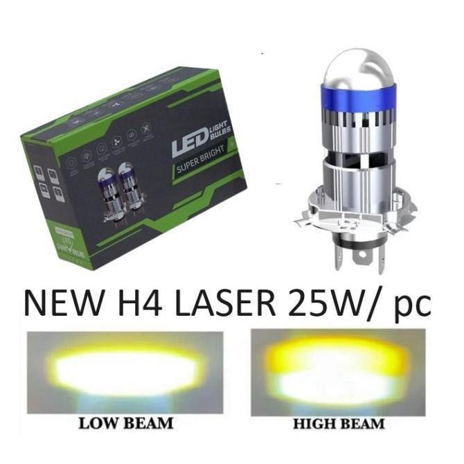 Look- H4 Laser Dragon Lampu Mini Laser Pnp 50W Projie Mini Biled Led Mobil Motor