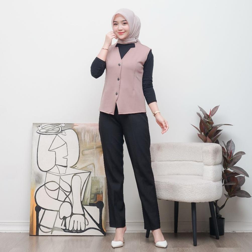 ORIGINAL ROMPI SCUBA PREMIUM TEBAL _ VEST WANITA ROMPI KOREAN STYLE