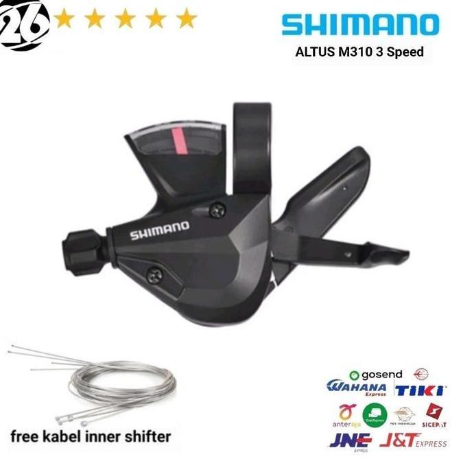 Shifter Sepeda Shimano ALTUS M310 3 Speed Operan Gigi Sepeda Shimano