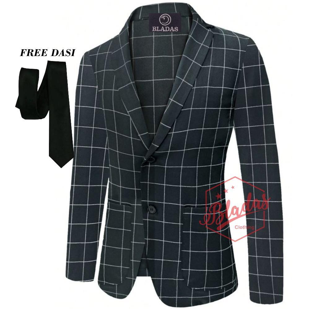 PREMIUM JAS TARTAN PRIA / JAS PRIA MOTIF KOTAK /JAS STYLE KOREA / BLAZER KOTAK/BLEZER FORMAL PRIA