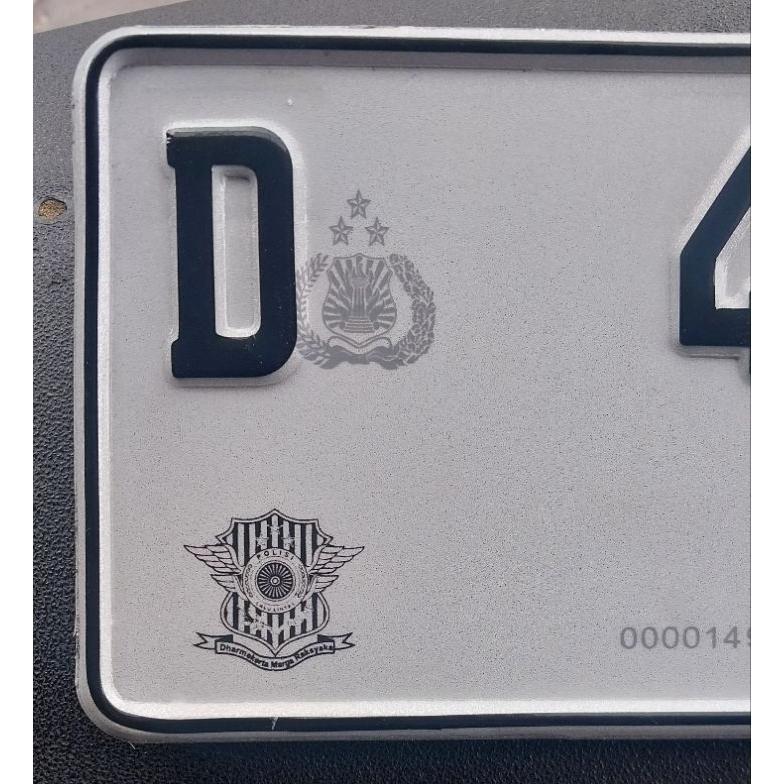 TERLARIS PLAT NOMOR MOTOR/REFLEKTIF/BARCODE