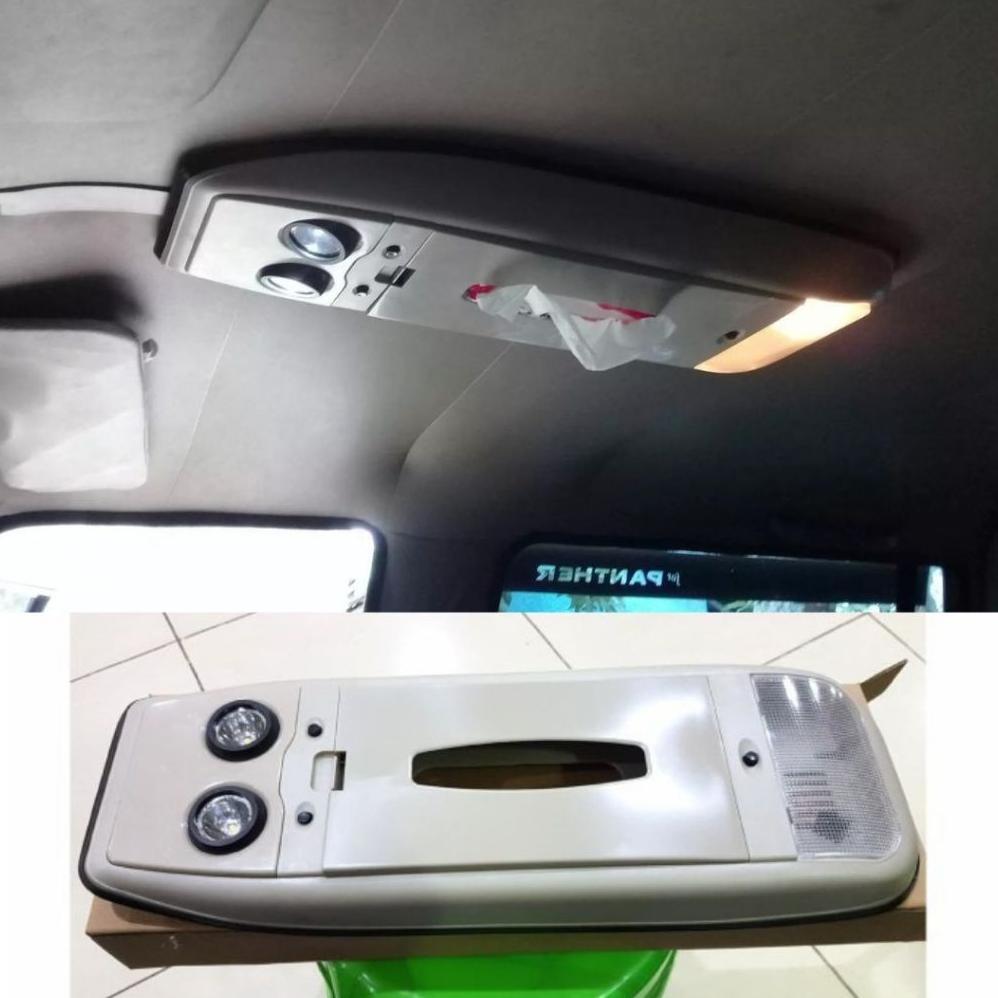 Kockpit / Roof Console Tempat Tisu Kabin Plafon Isuzu Panther Plus Lampu Polos