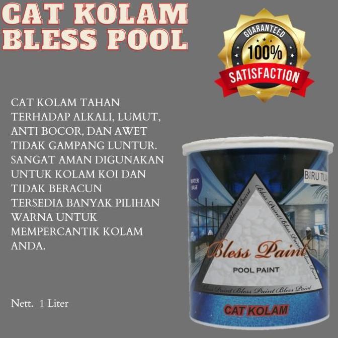 Bestone- Cat Kolam Renang Ikan Koi Anti Bocor Merk Bless 1Liter