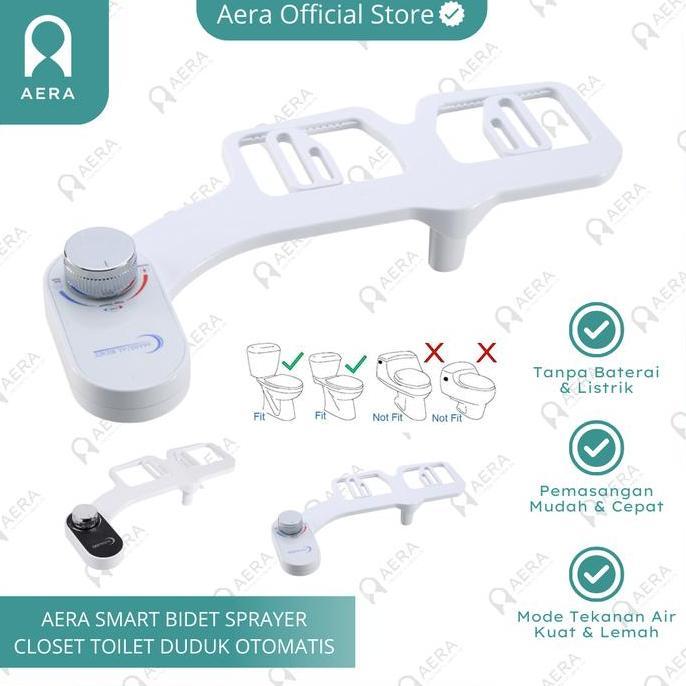 AERA Bidet Shower Sprayer Closet Toilet Duduk Otomatis | Bidet Sprayer