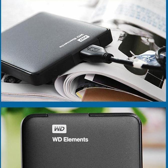 Hardisk Eksternal WD 1TB 2TB External Hard Drive Disk USB 3.0 Portable HDD Harddisk for Laptop Noteb