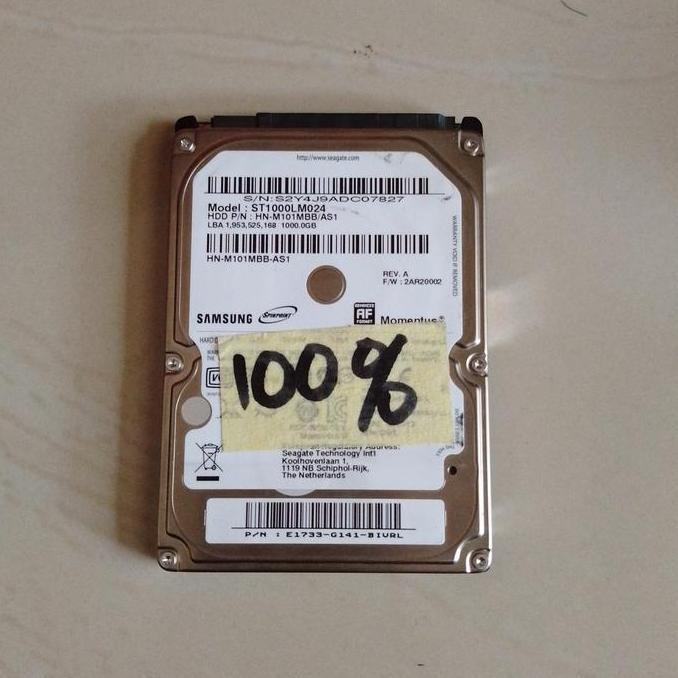 Hdd hardisk laptop Seagate 1TB 1TERA 2,5 INCH SENTINEL 100%