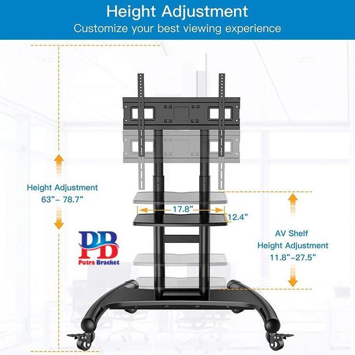 Braket Bracket Standing Tv 65 North Bayou Standing Bracket Tv 70-32