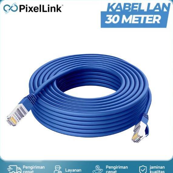 Kabel Lan Cat5 30M Outdoor Indoor Kabel Patch Cord Utp  Rj45 Cat5 Komputer Broadband 100Mbs Lan Cabl