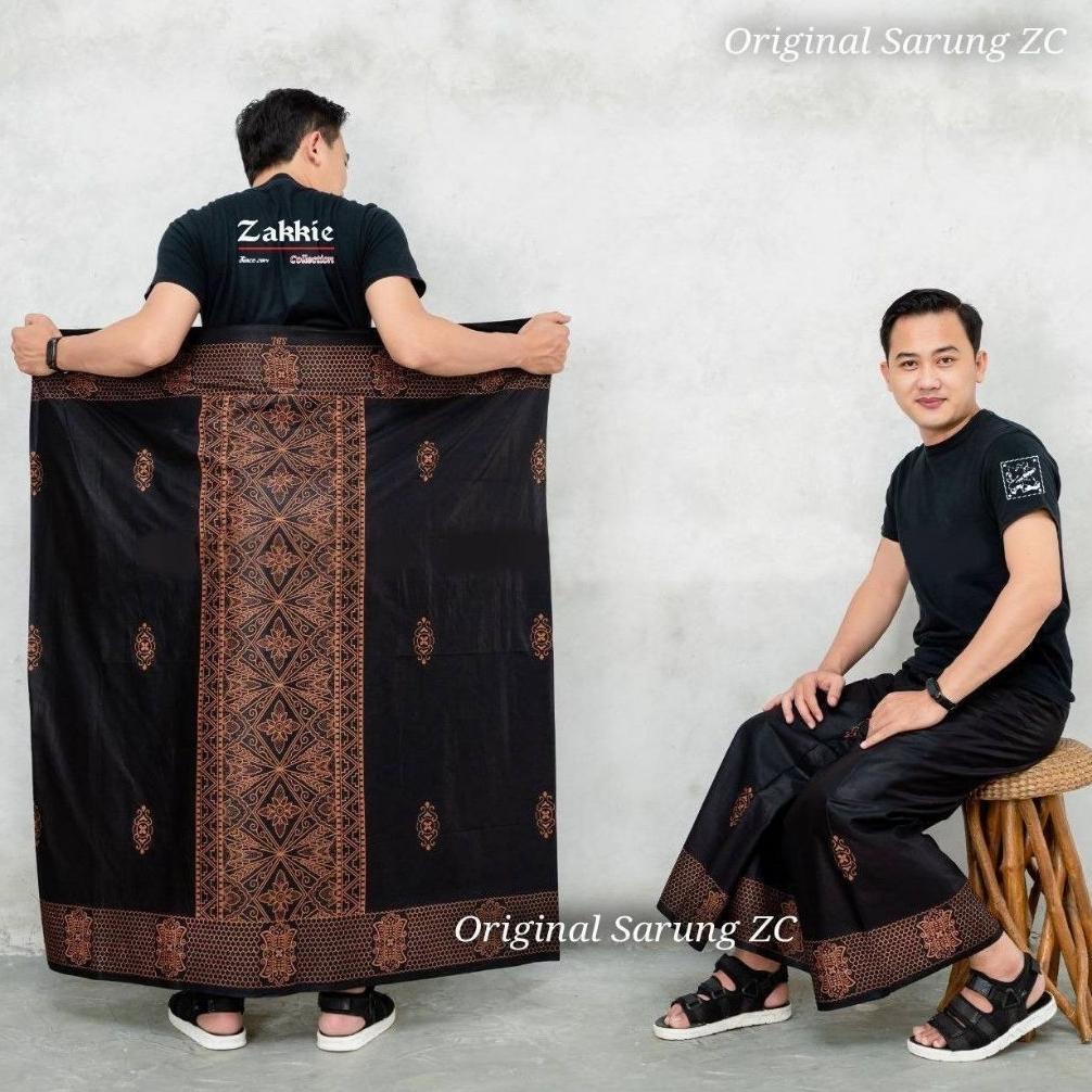 BEST SALE Sarung Batik HITAM RAYON Goyor BEST SELLER Santri Dewasa Putri Putra Pekalongan