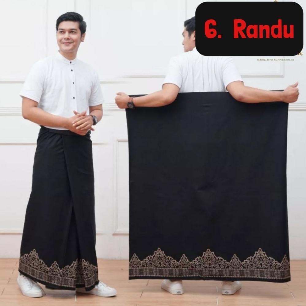 Hot Deals Sarung Batik Hitam Rayon Goyor Best Seller Santri Dewasa Putri Putra Pekalongan