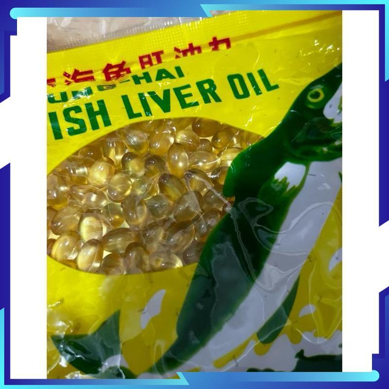 Diskon Tung Hai Fish Liver Oil isi 500 Capsules (kemasan pabrik asli)  | Vitamin & Suplemen Minyak I