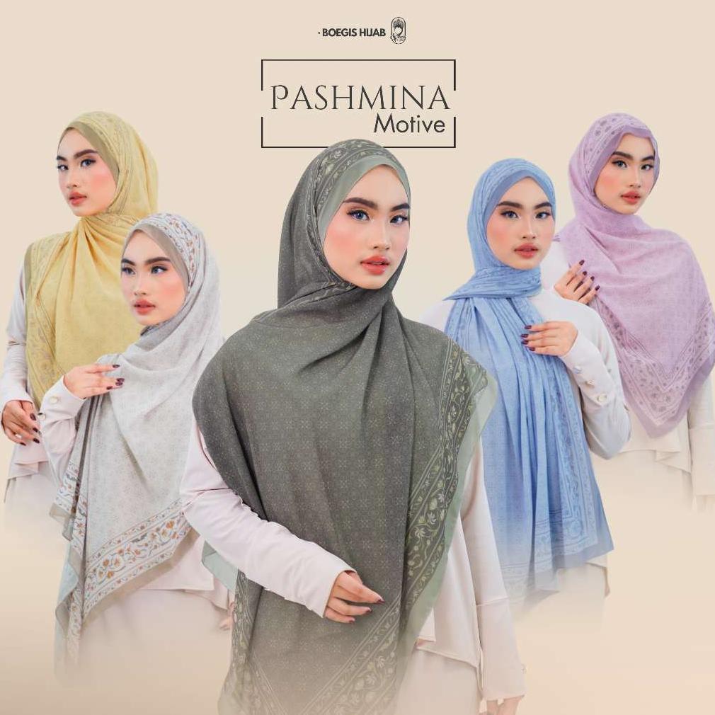 Bugis Hijab - Pashmina Motif Ceruty Babydoll Daily (Pashmina Casual)