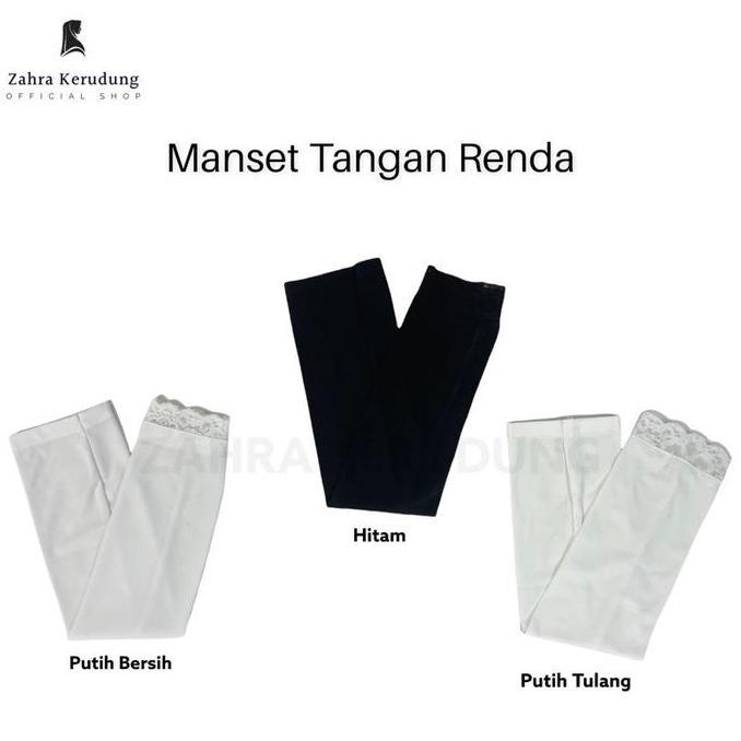 Thebest- PREMIUM Manset Tangan Renda Manset Lengan Muslim Wanita Hijab