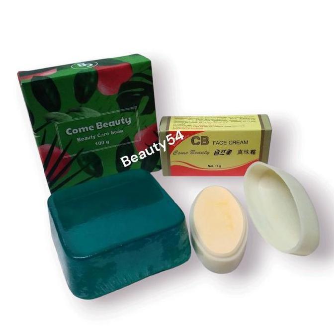 Paket Cream Cb Ovale Dan Sabun Cb Come Beauty Care Soap Membersihkan Mencerahkan