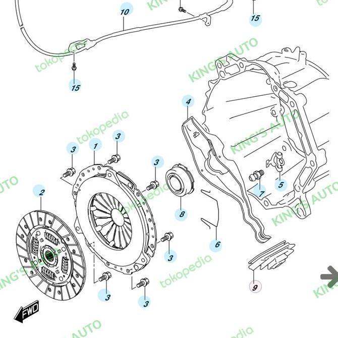 MATAHARI / CLUTCH COVER NEW CARRY PICK UP 2021---- ORIGINAL Terlaris