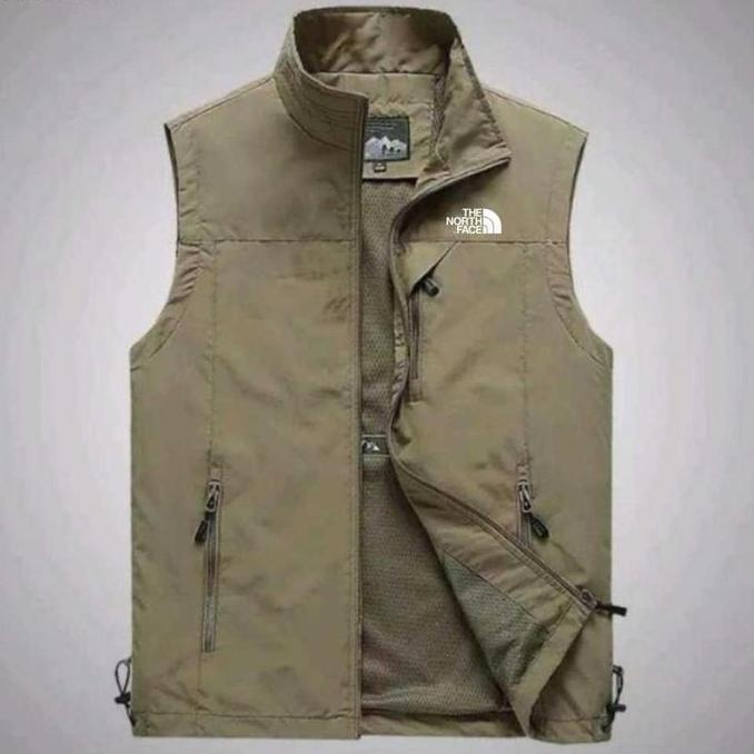 Jaket Rompi Pria Parasut Waterproof TNF Rompi Casual Rompi Premium Termurah Ready Terbaik