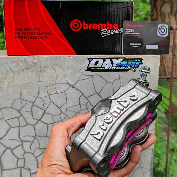 Kaliper Brembo 4P Tipe M7 Set Breket Kaliper Pnp Skok Ninja R Rr Gl Disk 300 Mm Caliper Brembo M 7 G