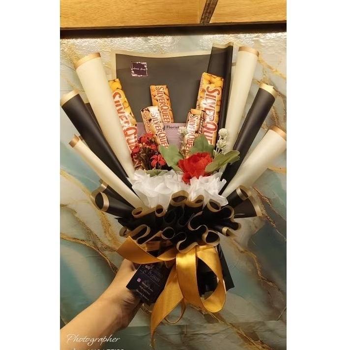 Promo Velantine Promo Valentine Buket / bouquet Coklat silverqueen, buket wisuda buket cokelat buket