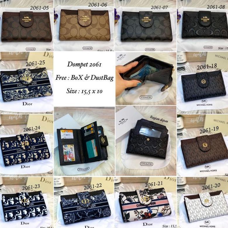 Dmpt- Dompet Lipat Kode 2061 Free Box Exlusive