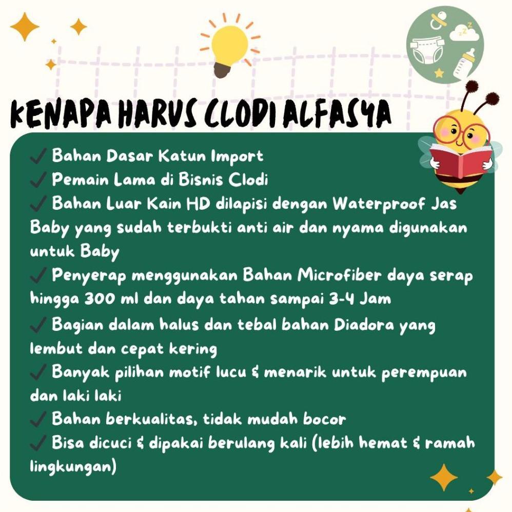 Murah Paket Gift Box Hampers Kado Popok Bayi Popok Cuci Ulang Clodi Celana Anti Bocor Gratis Sticker