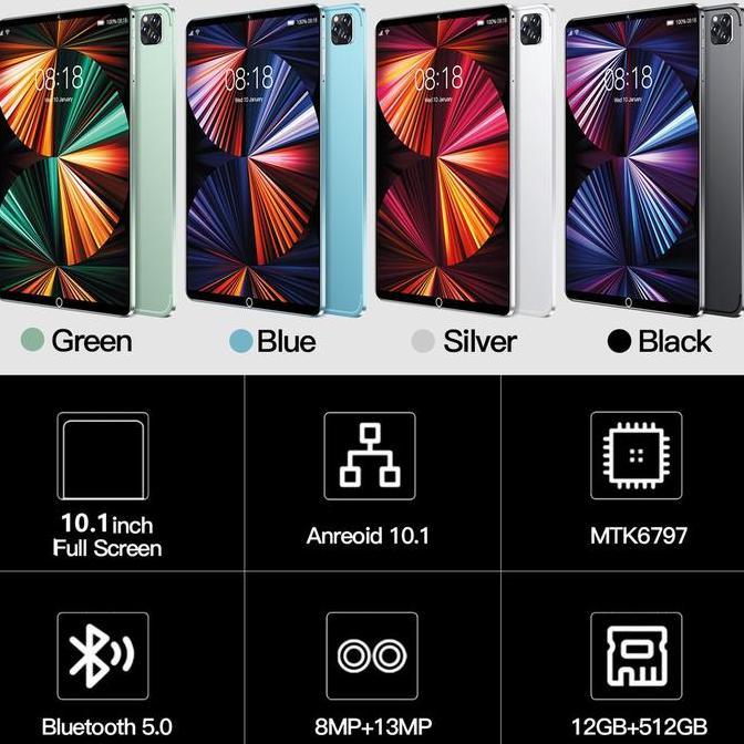 Bestone- 2022 Original Tablet Galaxy Pro11 Tab 10.1inch RAM