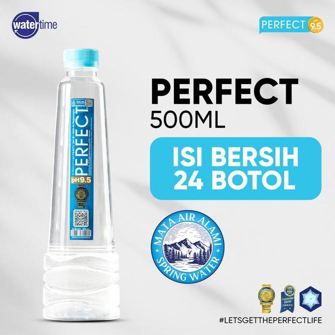 promo - perfect alkaline water 500 ml ph 9,5